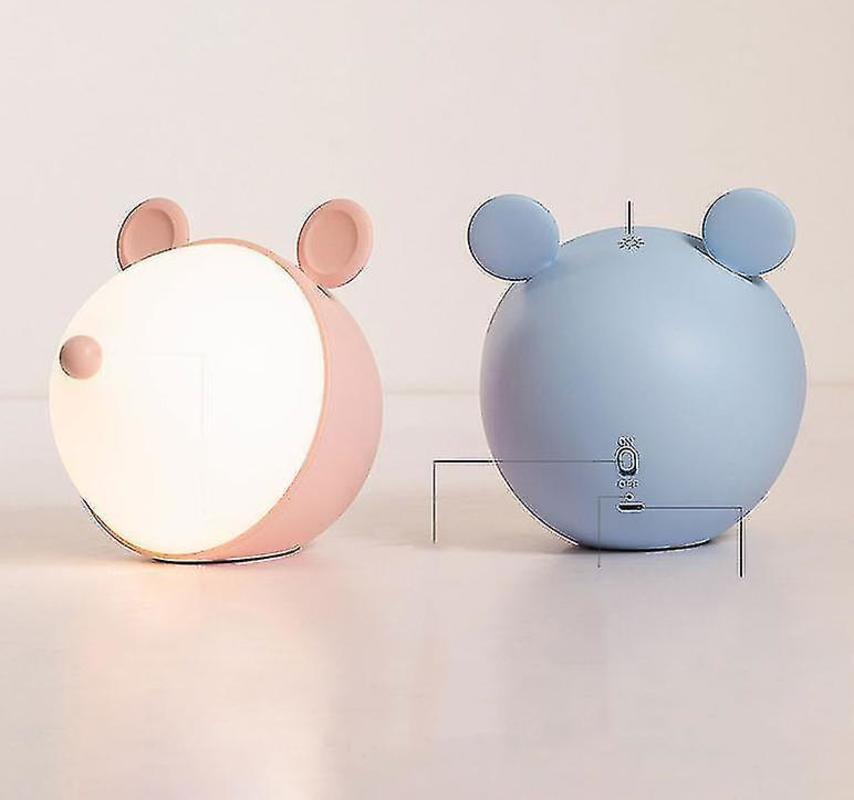 Night lamps ambient lighting fixtures sleeping children bright atmosphere bedroom rechargeable night bedroom for children nutritional blue night