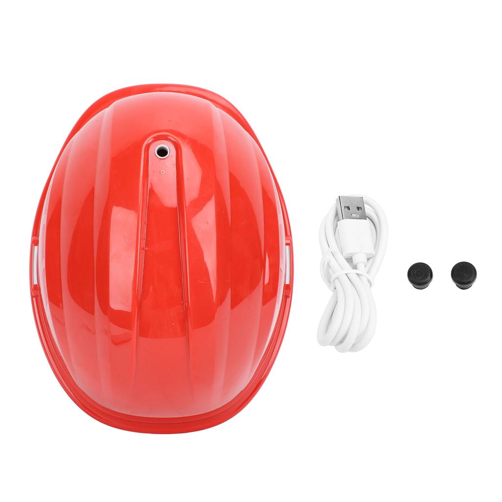 Вентилируемая каска, ударопрочная, с двумя вентиляторами, цифровым дисплеем, водонепроницаемая, защитная каска с подсветкой