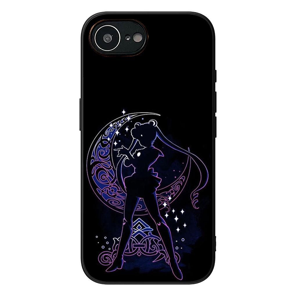 Мягкий чехол для телефона Samsung Galaxy S25 S24 S23 FE Plus Ultra S7 Edge A16 A15 5G s25+ Чехол S-Sailors Аниме Девушка Луна Корпус