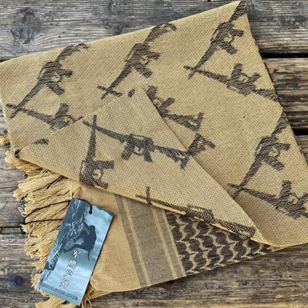 Fashion Shemagh Mens Square Outdoor Shawl Military Arab Tactical Desert Army Shemagh KeffIyeh Arafat Scarf Fashion