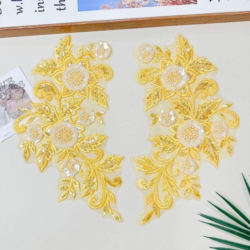 Multi Colored Bead Lace Nail Bead Handmade Lace Performance Costume Accessories Costume Making