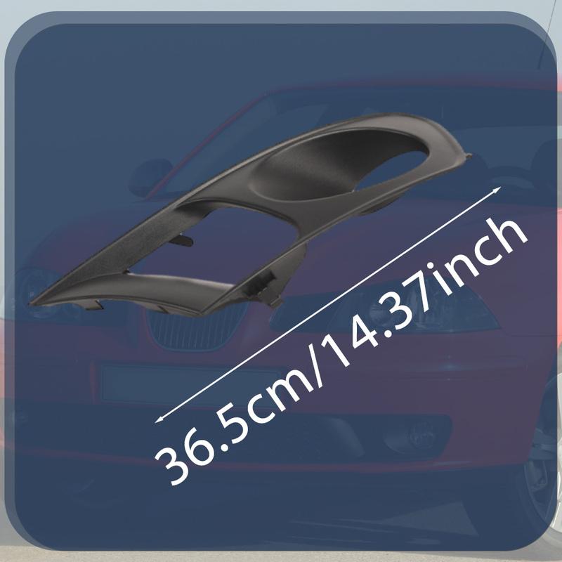For SEAT Ibiza - Type 6L Pre-facelift 2002 2003 2004 2005 Front Bumper Fog Light Lamp Cover Grille Frame Bezel 6L0853665N