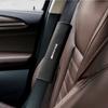 NRZV5 2Pcs Car Seat Belt Cover Shoulder Pad Interior Accessories For Mercedes Benz AMG W203 W205 W206 W211 W220 W212 W201 W210 Brabus
