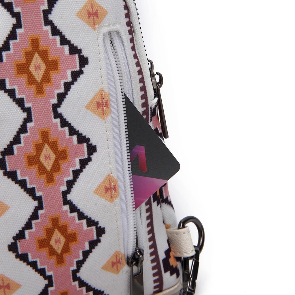 Винтажная богемная женская сумка-клатч с принтом на холсте, сумка через плечо на груди