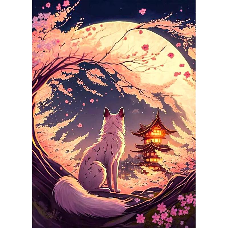 DIY Diamond Painting Pink Cat Stitch Kit Mosaic Art Diamond Painting Full Circle/Square Diamond Home Decoration
