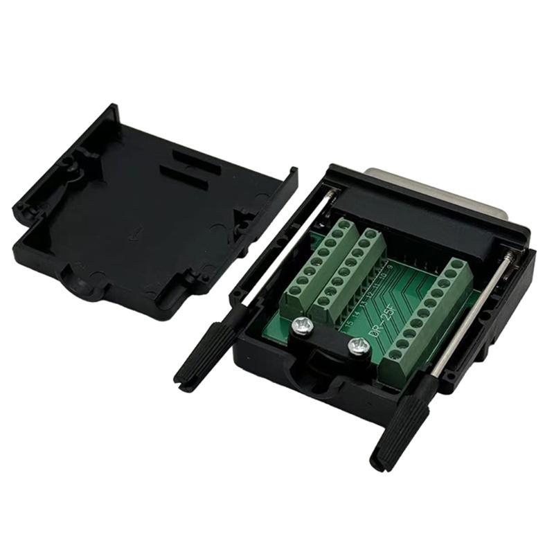 DB25 Board Module Female Adapter 25Pin Port Solderlessly for Terminal Connection and Signal Module