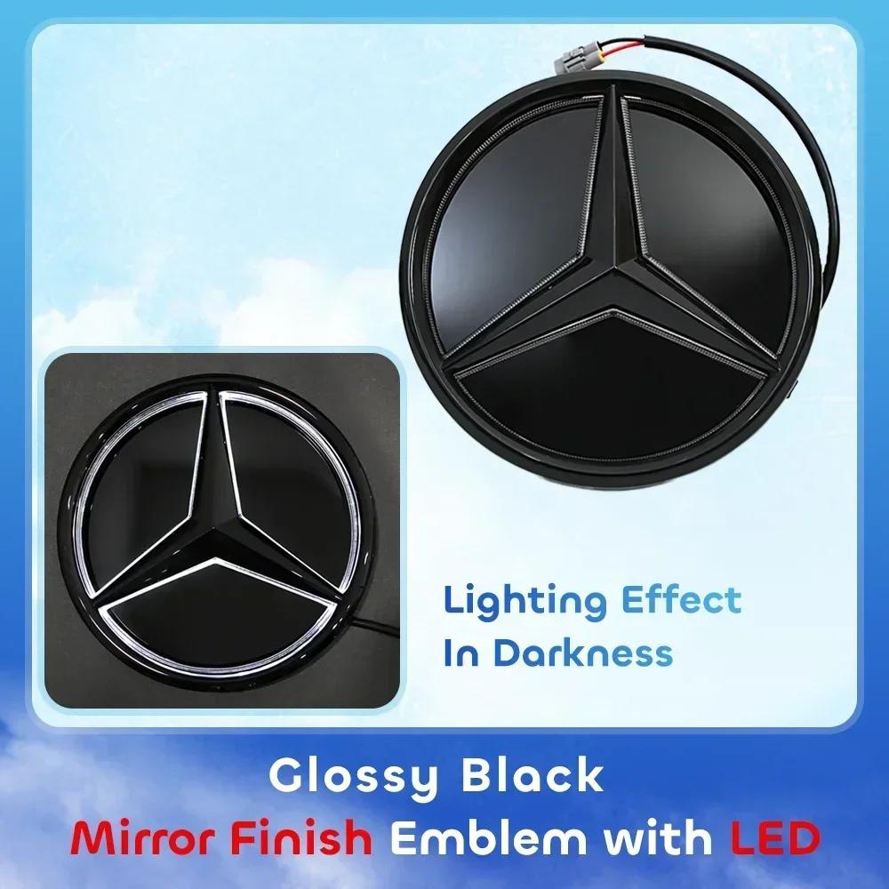 3D Front Grille Star Badge Emblem  For Mercedes Benz W205 W177 W217 R231 W118 C257 H247 X247 GLB200 GLB250 FG1