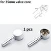 1PC Faucet lever handles for bathroom hot cold shower control water tap valve core handle zinc alloy single lever accessories