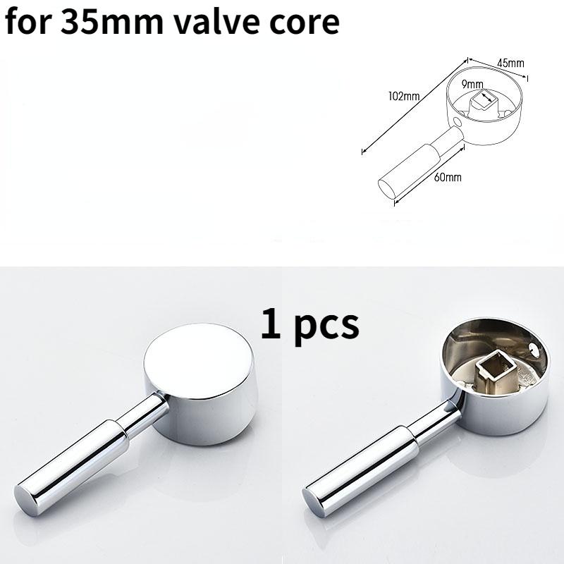 1PC Faucet lever handles for bathroom hot cold shower control water tap valve core handle zinc alloy single lever accessories