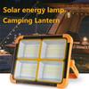 1pc Emergency Light Waterproof Adjustable Brightness Touch Control Rechargeable Camping Solar Lamp Outdoor