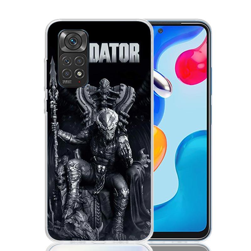Alien Vs Predator Painted Phone Case For Xiaomi Redmi Note 15 14 13 12S 12 Pro Plus 11S 11E 11 11T 10S 10 Art Soft Pattern Cover