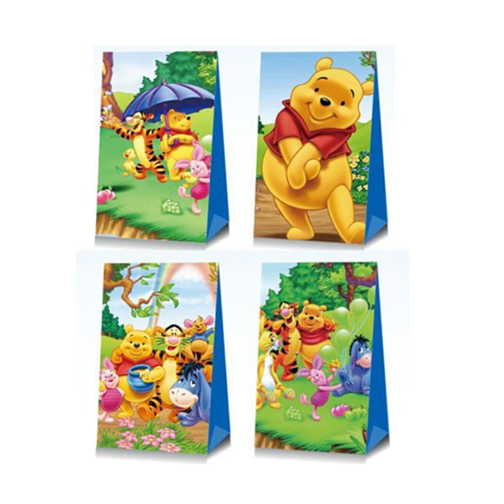 12pcs Winnie Party Gift Bags Party Favors For Baby Shower, Party Decoration