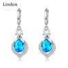 Lindon Copper Alloy Zircon Earrings Drop Earrings For Women Wedding Party Gifts