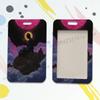 Buddha Belief Art Badge Holder Pass Bus Work Card Cover Chest Pocket Students Card Holder Small Gift