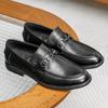 Обувь Desai Doudou с мягкой подошвой, дышащая, удобная, повседневная кожаная обувь, деловая, британская, с одной педалью, мужская обувь