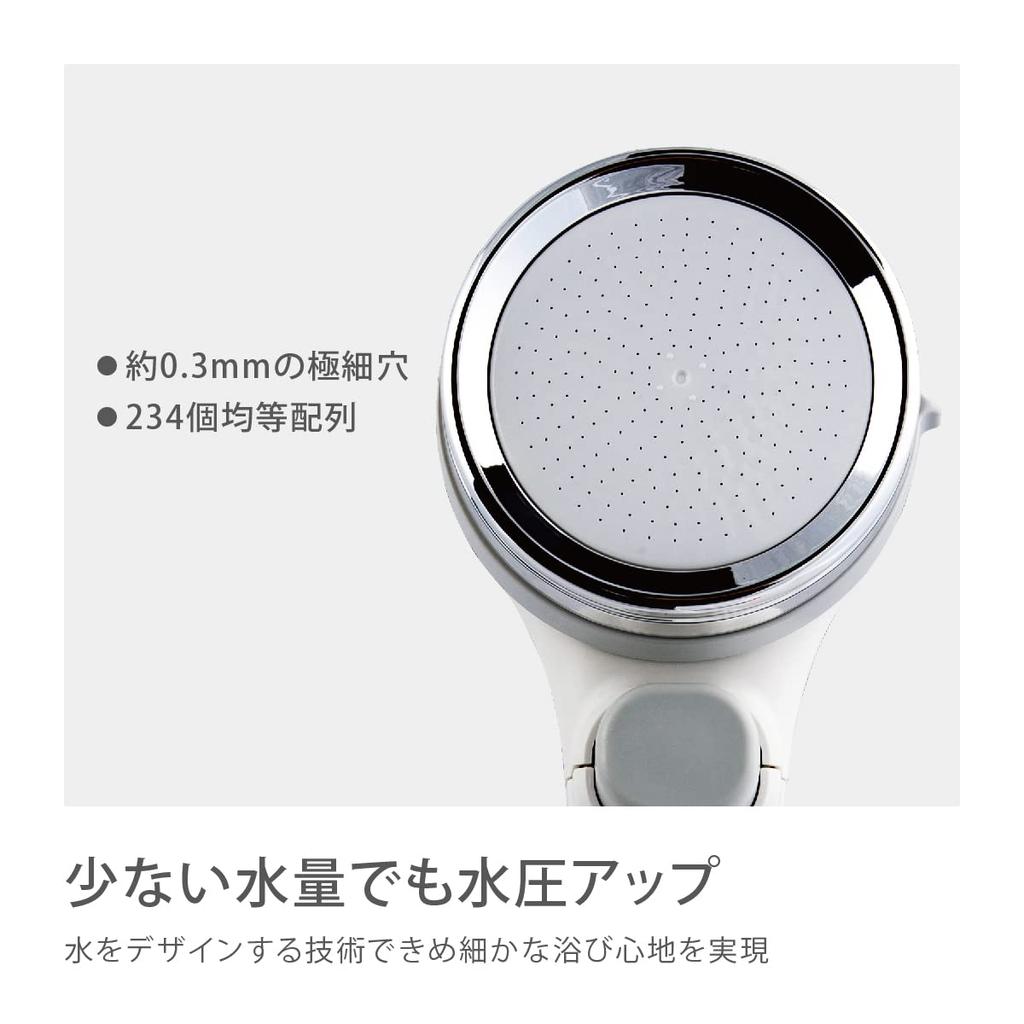 Takagi Shower Head, Water Purifier, Comfortable Shower Pita, Chlorine Removal, Water Saving, Hand-Held Water Stop, JSB222