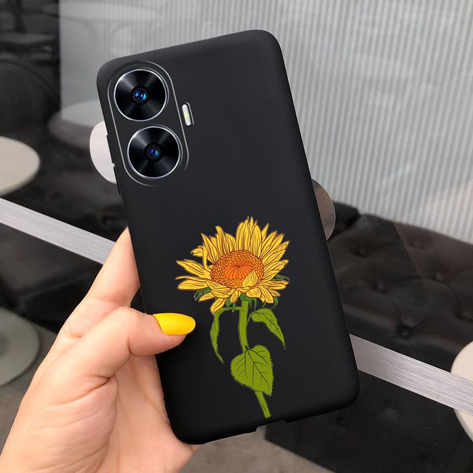 For Realme C55 Case 2023 New Fashion Cartoon Cover Soft Silicone Shockproof Phone Case For Realme C55 C 55 RealmeC55 Bags Bumper