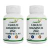 Nveda Calcium Supplement 1000 Mg with Vitamin D3 Magnesium Zinc K2 B12 for Bone Joint & Immunity Support Pack of 2X 60 Tablets