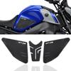 For YAMAHA MT-09 MT09  2022 Motorcycle  Non-slip Side Fuel Tank Stickers Waterproof Pad Rubber