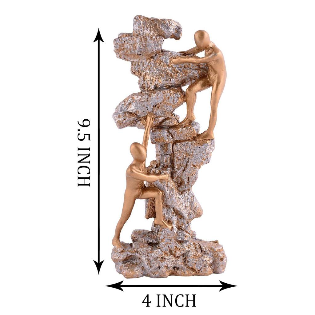 2 Мужские экспонаты для домашнего декора(Золотой,Серебряный)