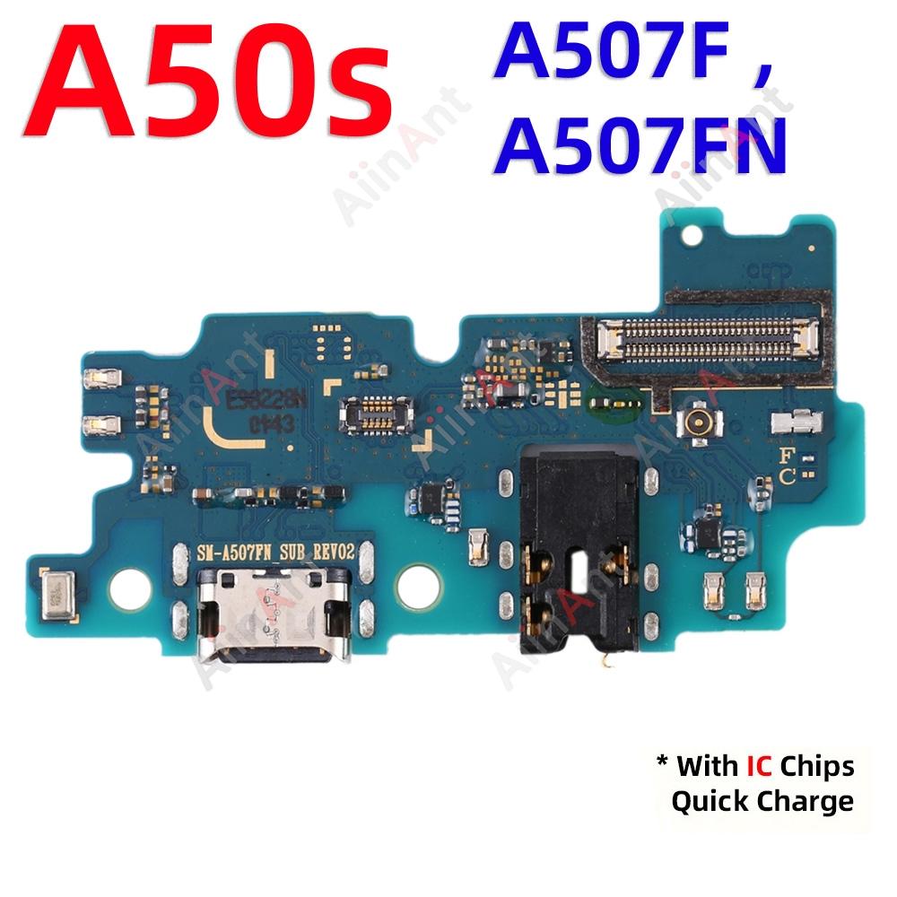 Плата-коннектор порта зарядки USB Dock Flex-кабель для Samsung Galaxy A50 A51 A52 A52s A53 A54 A55 A56 A50S A505F A505U US EU