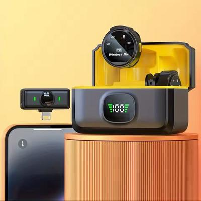 Беспроводной петличный микрофон J6 Plug & Play Петличные микрофоны для бесшовной видеозаписи, видеоблогинга, прямых трансляций и интервью