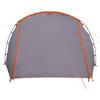 Tunnel Tent Gray and Orange 675 x 392 x 210 cm