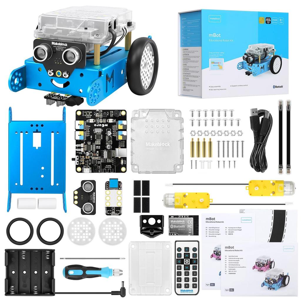 Makeblock mBot Kit STEM Education Arduino Scratch Программируемый робот-комплект для детей, чтобы изучать программирование на английском языке, версия 2.0 -