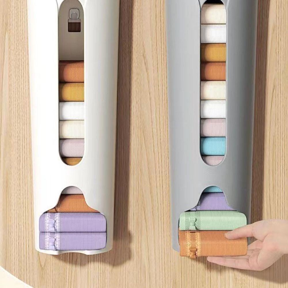 Dustproof Garbage Bag Dispenser Wall-Mounted Panties Socks Organizer New Underwear Storage Box