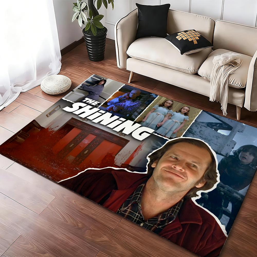 The-Shinings Horror Movie Floor Mat Soft Thickened Absorbent Non-Slip Bedroom Living Room Door Mat Home Decor Flannel Rugs