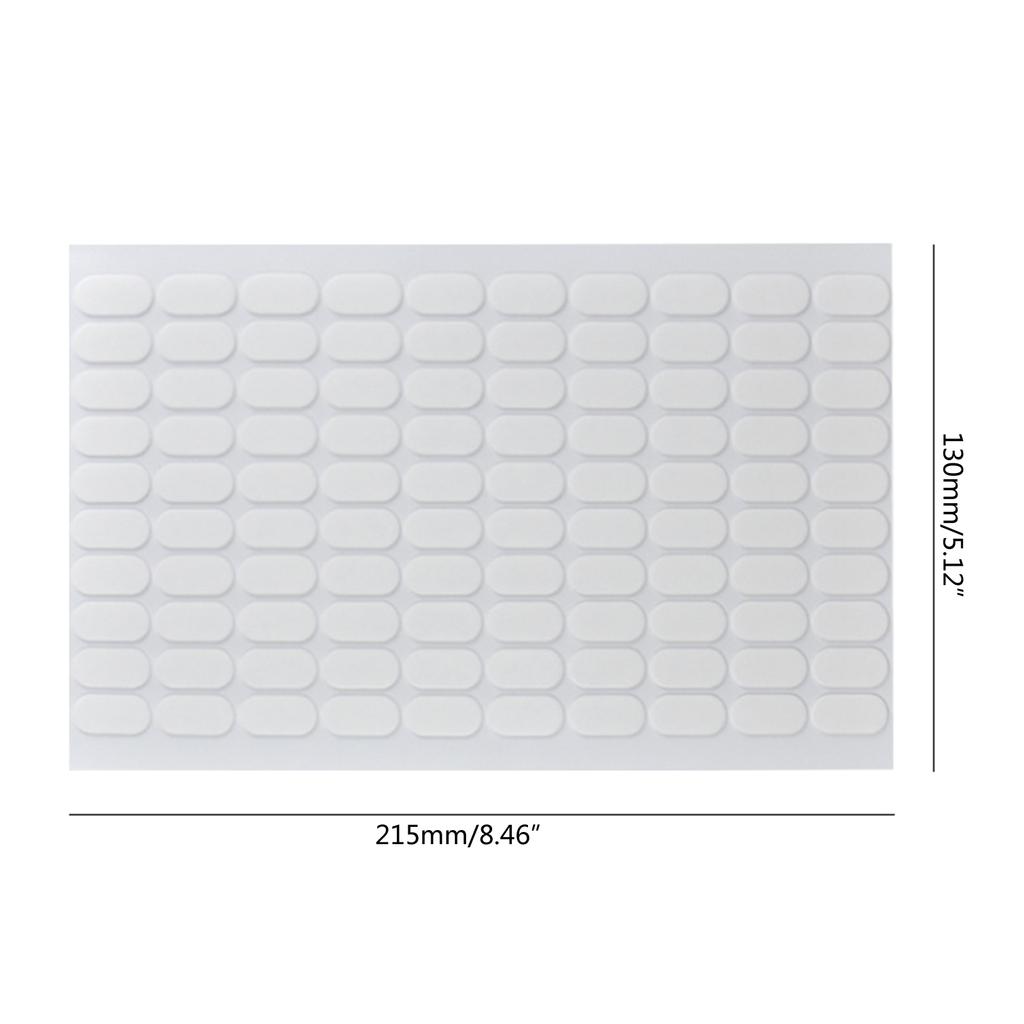 100 шт. двухсторонние липкие подушечки, прозрачные липкие точки, наклейки, бесследная овальная липкая замазка для украшений на рождественскую вечеринку