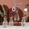INS Mini Glass Vase Прозрачная гидропонная ваза для растений Настольные украшения Цветочные вазы для украшения центра дома Свадебная вечеринка Декор
