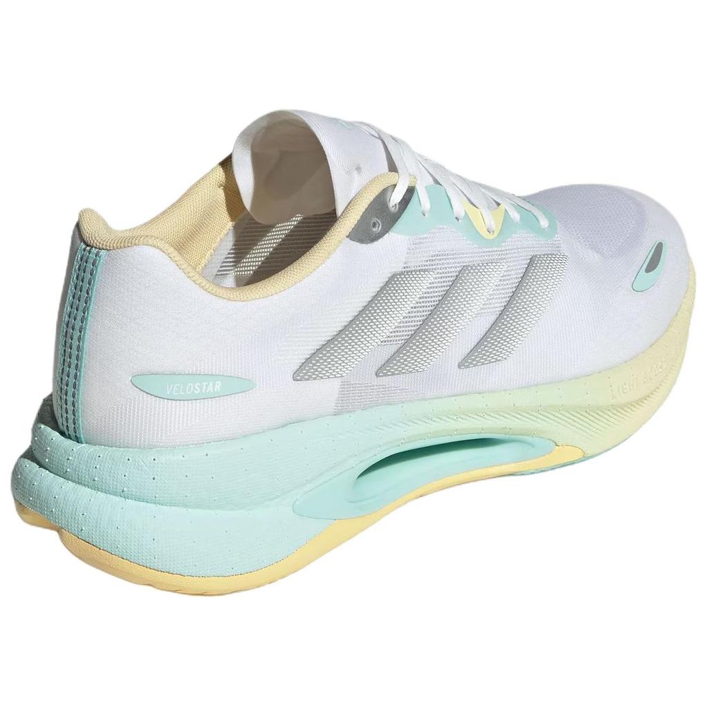 Adidas Velostar Versatile Comfortable Durable Low-Top Running Shoes Women Sneakers White Yellow KI6016
