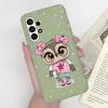 For Samsung Galaxy A13 4G Fashion Phone Case Cute Dinosaur Smiling Face Soft Silicon Funda Shell For Samsung GalaxyA13 Bumper