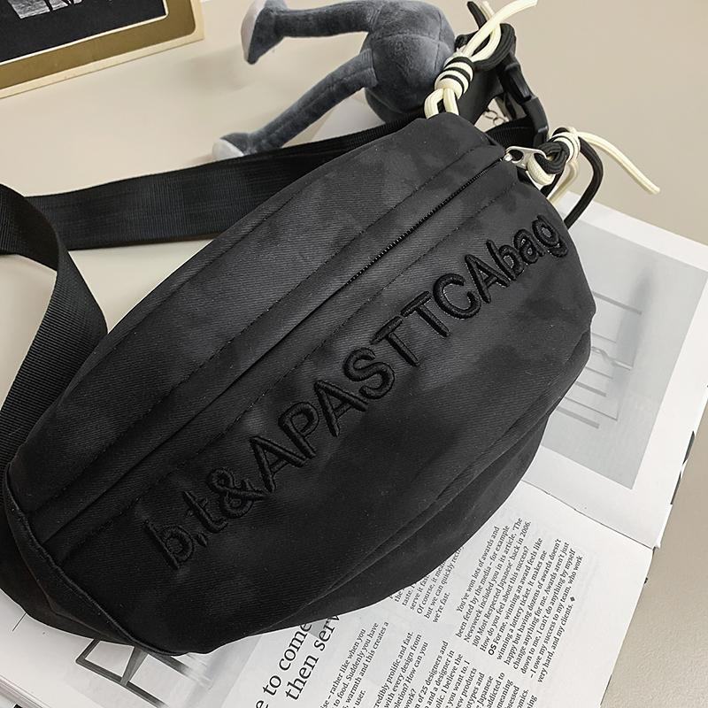 Нагрудная сумка женская большая вместительная спортивная поясная сумка с вышитыми буквами мужская многофункциональная сумка для верховой езды