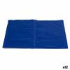 Dog Carpet Refreshing Blue Foam Gel 39.5 X 1 X 50 Cm (12 Units)