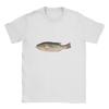 Женская забавная футболка с мемом про рыбу Fih Fish Летние футболки для мужчин Харадзюку Повседневная футболка с коротким рукавом Забавная одежда