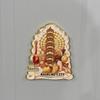 Maoming Wooden City Refrigerator Magnet: China Tourist Attraction Metal Souvenir