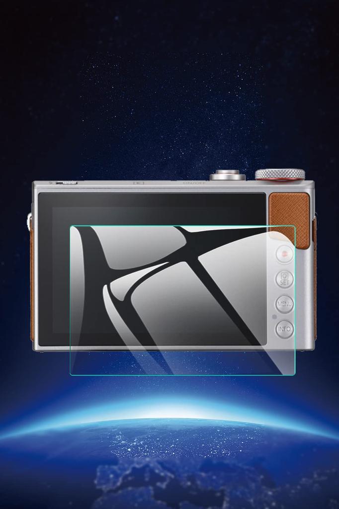 EternalStars Camera Screen Protector Glass with 9H Hardness for Full Coverage and Compatible with Canon PowerShot G9 X Mark II and PowerShot G9 X