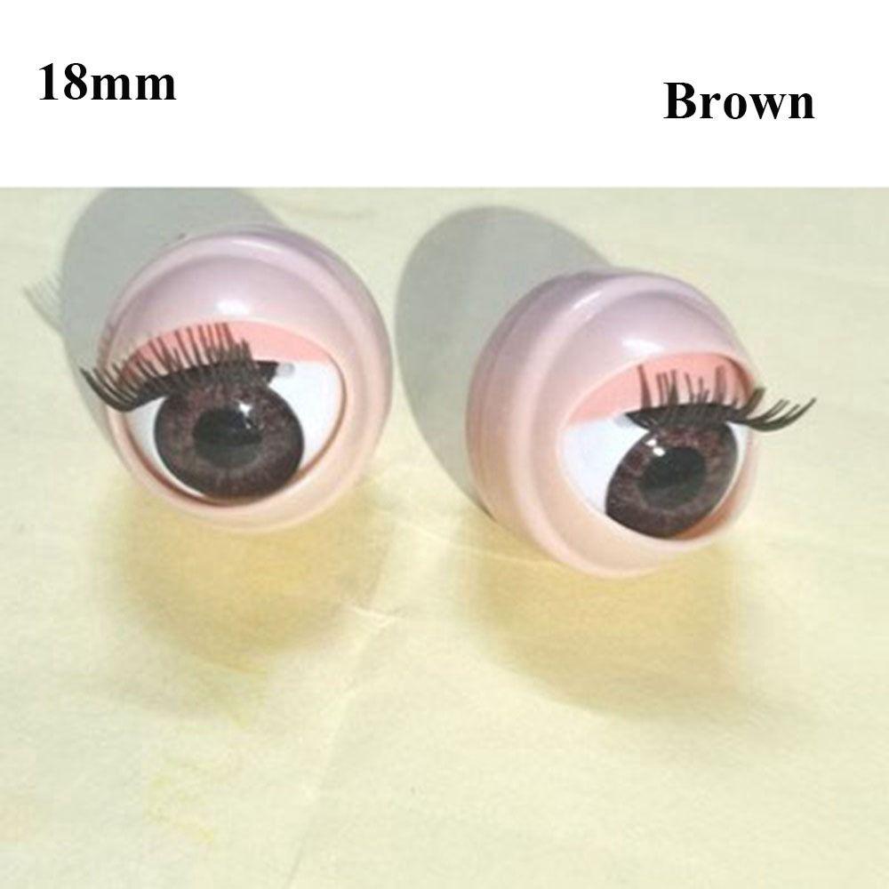 Кукольные глазные чипы Кукольные вращающиеся глазные яблоки DIY Кукольные глаза Моделирование активного глазного яблока с ресницами