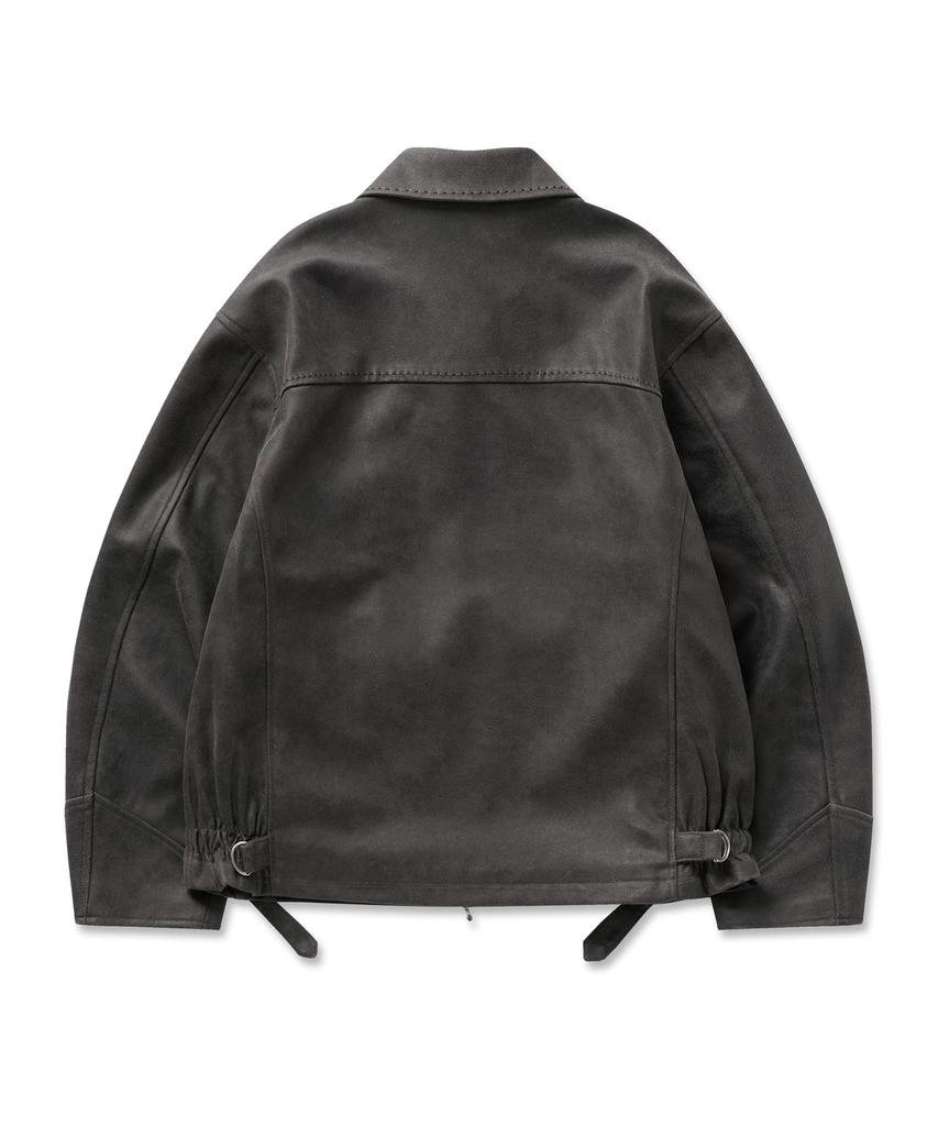 Pealp Vintage Faux Leather Jumper 14(Black)