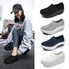 Women's Shoes New Comfort Sports Shoes Slip On Ladies Loafers Wedges Platform Shoes Women's Vulcanized Shoe Breathable Sneakers