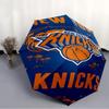 1pc New York Knicks Umbrella, Sun Protection, And UV Shielding. It Has Eight Sturdy Ribs for Outdoor Use And Perfect As a Holiday Gift
