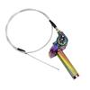 22mm CNC Aluminum Accelerator Throttle Twist Grips Throttle Cable For 50 70 110 125 250 350 Dirt Bike Motorcycle Parts,Colorful..