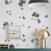 Hand-Painted Potted Vines, Ginkgo Biloba Leaves, Bronzing Wall Stickers To Decorate Children'S Room, Bedroom Background, Self-Adhesive Wall Stickers