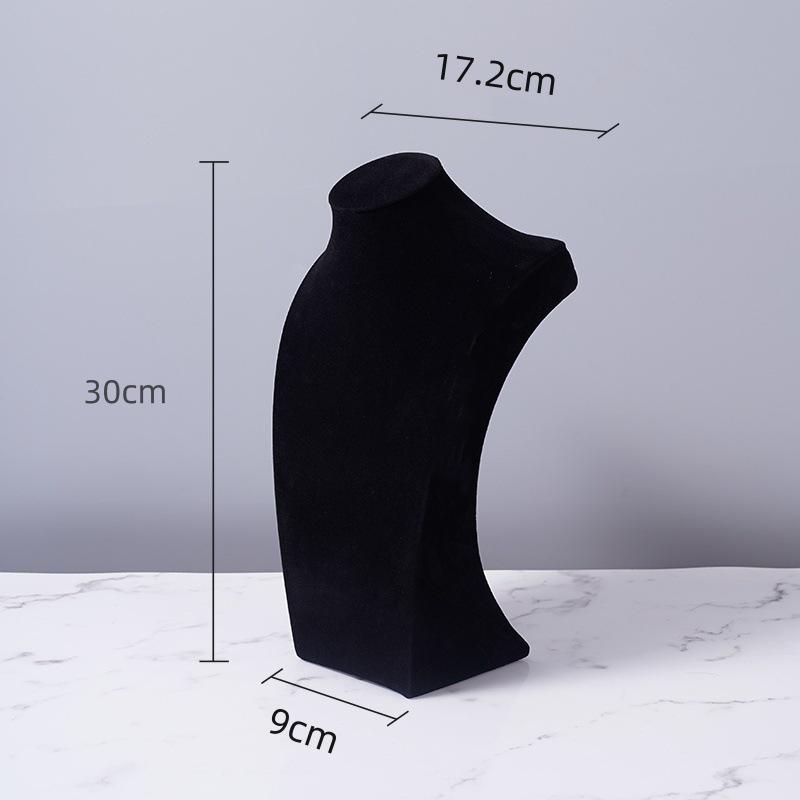 Flannel Necklace Display Stand - Portrait Jewelry Holder