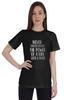 Womens Quote Top Never Underestimate The Power Of A Girl With A Book Graphic Print Tee