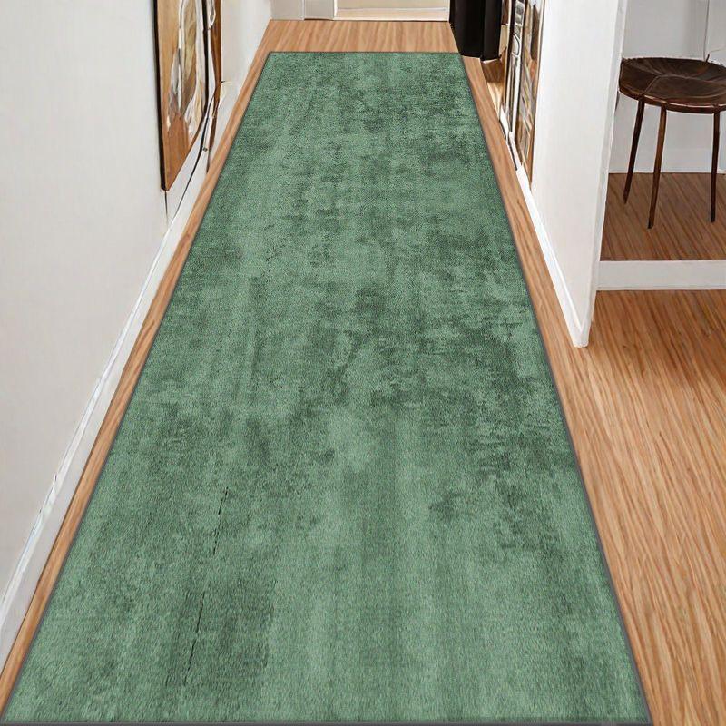 Простой стиль Длинный ковер для коридора Однотонная декорация Дом Гостиная Коврик-дорожка Холл Лестница Проход Нескользящий коврик для пола