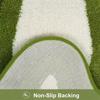 Modern Minimalist Water-absorbent Plush Floor Mats Bathroom Non-slip Foot Mats Toilet Easy To Dry Anti-fouling Flocked Floor Mat
