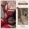 Hollow and thin sexy underwear sexy onesie temptation strap perspective lace free purple n